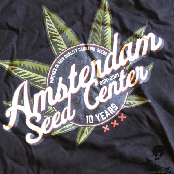 Amsterdam Seed Center T - Shirt 10 Anniv + Clipper + Papers